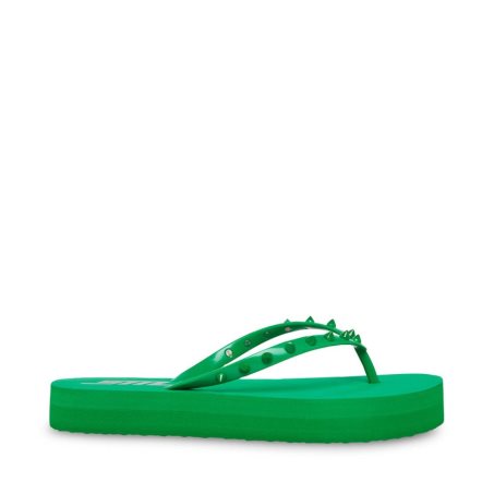 Chanclas Steve Madden Lumi Mujer Verde | ES IF2E1S